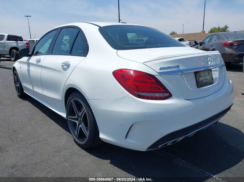 2017 Mercedes-Benz Amg C 43 4Matic VIN: 55SWF6EB9HU199499 Lot: 39564987