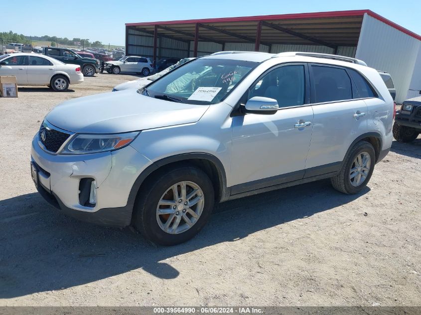 5XYKT4A61EG491481 2014 Kia Sorento Lx