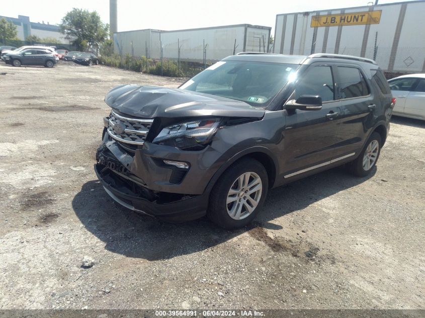 2018 Ford Explorer Xlt VIN: 1FM5K8D83JGB02878 Lot: 39564991