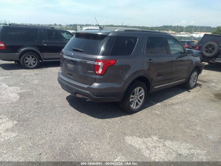 2018 Ford Explorer Xlt VIN: 1FM5K8D83JGB02878 Lot: 39564991