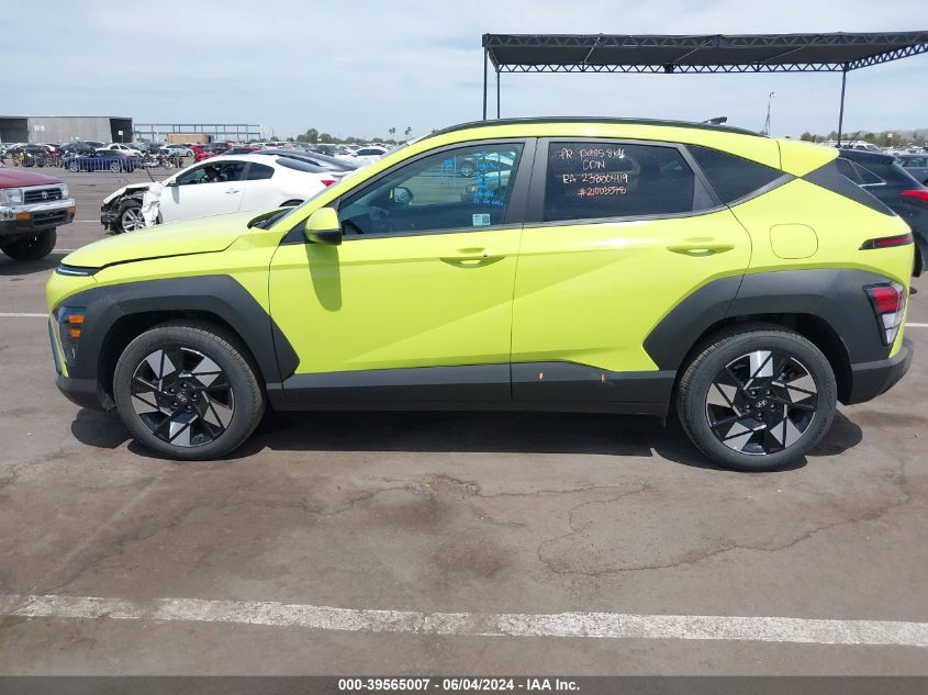 2024 Hyundai Kona Sel VIN: KM8HB3AB7RU078887 Lot: 39565007