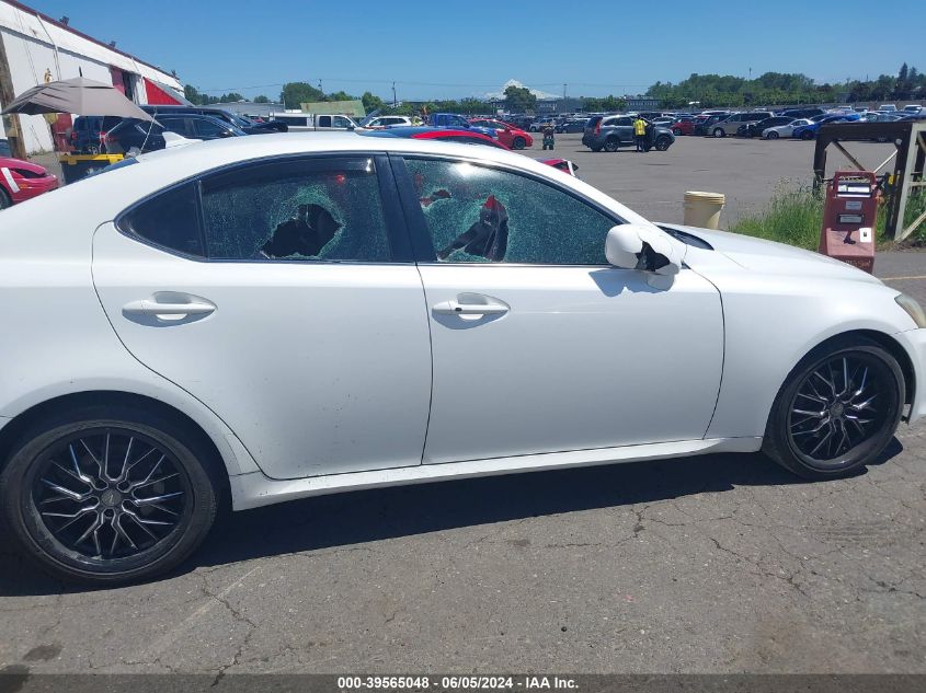 2007 Lexus Is 250 VIN: JTHBK262172039894 Lot: 39565048