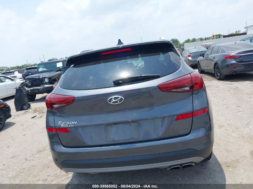 2019 Hyundai Tucson Limited VIN: KM8J33AL3KU981499 Lot: 39565052