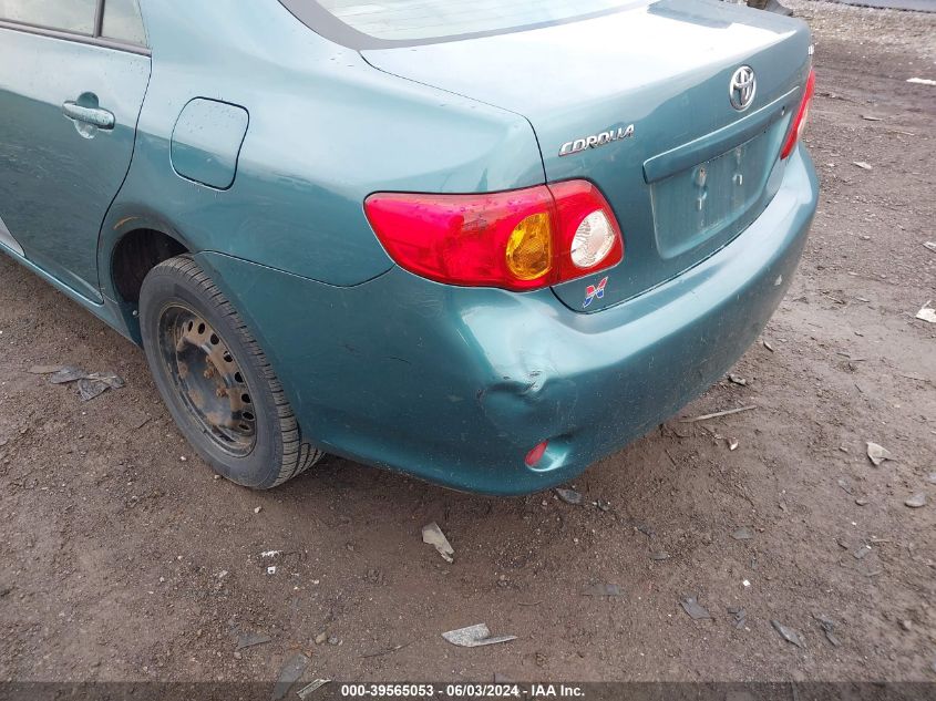 2009 Toyota Corolla Le VIN: 2T1BU40E79C046248 Lot: 39565053