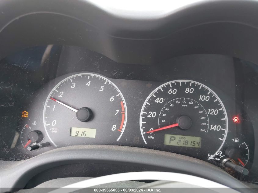 2009 Toyota Corolla Le VIN: 2T1BU40E79C046248 Lot: 39565053