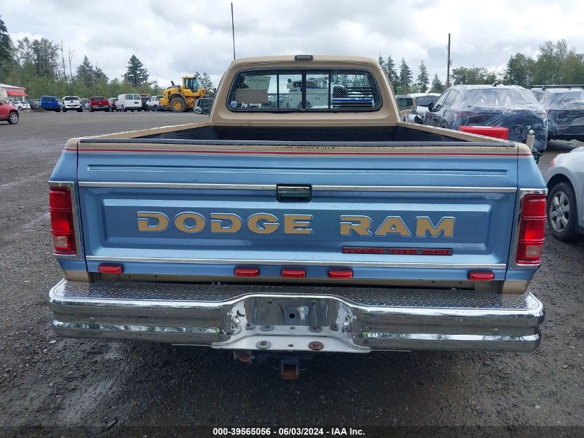 1990 Dodge D-Series D300/D350 VIN: 1B7ME3682LS640477 Lot: 39565056