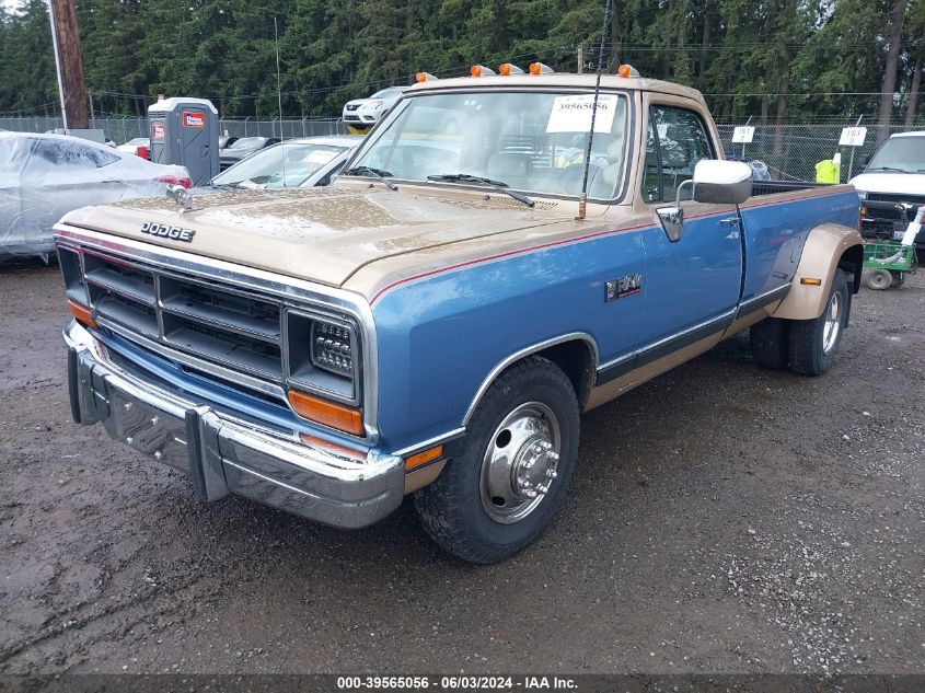 1990 Dodge D-Series D300/D350 VIN: 1B7ME3682LS640477 Lot: 39565056