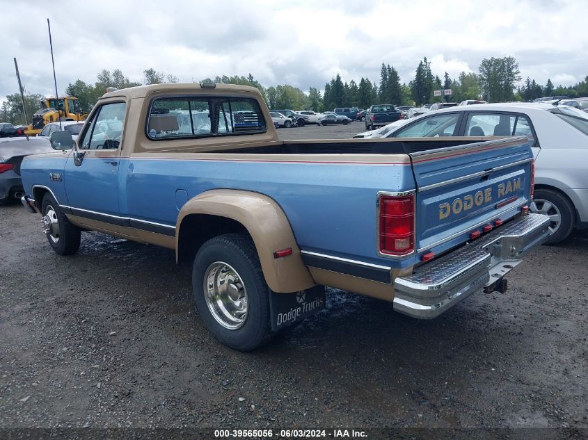 1990 Dodge D-Series D300/D350 VIN: 1B7ME3682LS640477 Lot: 39565056