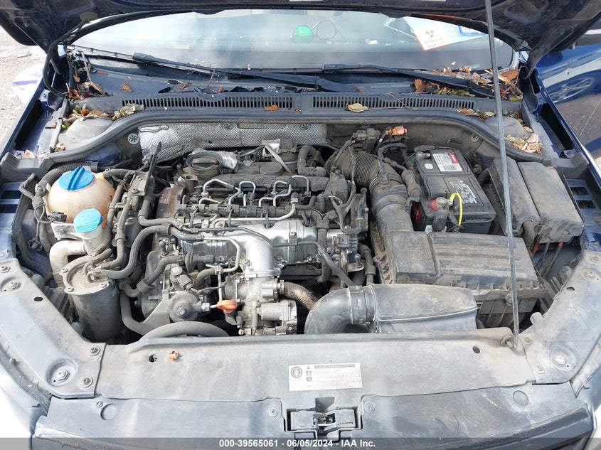 2012 Volkswagen Jetta 2.0L Tdi VIN: 3VW3L7AJ6CM400731 Lot: 39565061