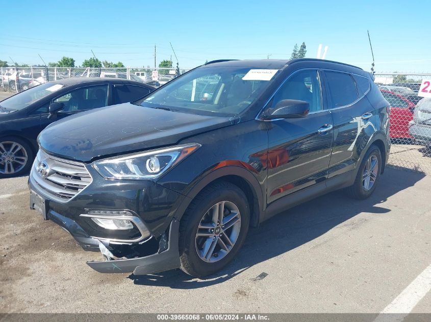 2017 Hyundai Santa Fe Sport 2.4L VIN: 5XYZUDLBXHG428888 Lot: 39565068