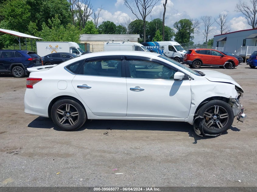 2015 Nissan Sentra S VIN: 3N1AB7AP1FY380406 Lot: 39565077