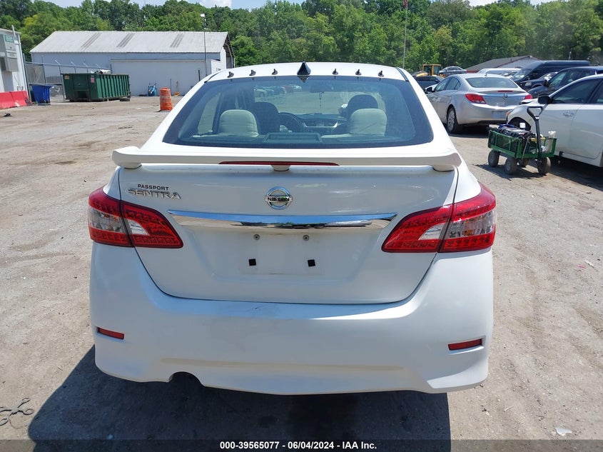 2015 Nissan Sentra S VIN: 3N1AB7AP1FY380406 Lot: 39565077