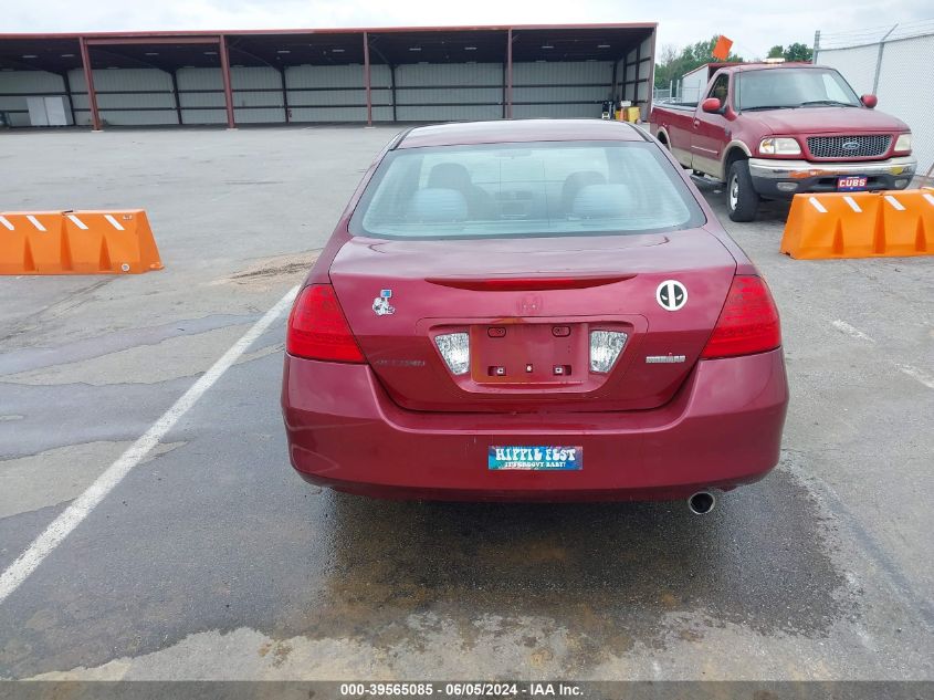 2006 Honda Accord 2.4 Se VIN: 1HGCM56326A066697 Lot: 39565085
