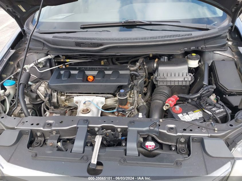 2012 Honda Civic Lx VIN: 19XFB2F51CE103393 Lot: 39565101