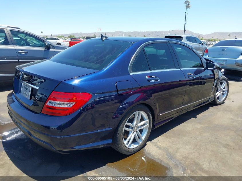 2012 Mercedes-Benz C 250 VIN: WDDGF4HB2CR240358 Lot: 39565105