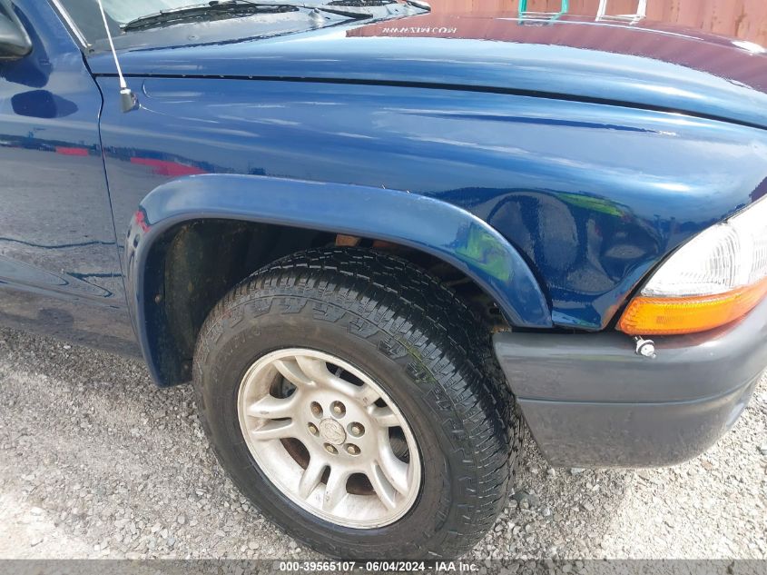 2003 Dodge Dakota VIN: 1D7HL12X03S247138 Lot: 39565107