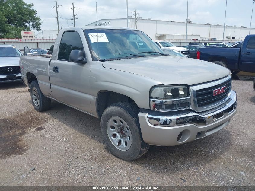 2006 GMC Sierra 1500 Work Truck VIN: 3GTEK14V76G139896 Lot: 39565159