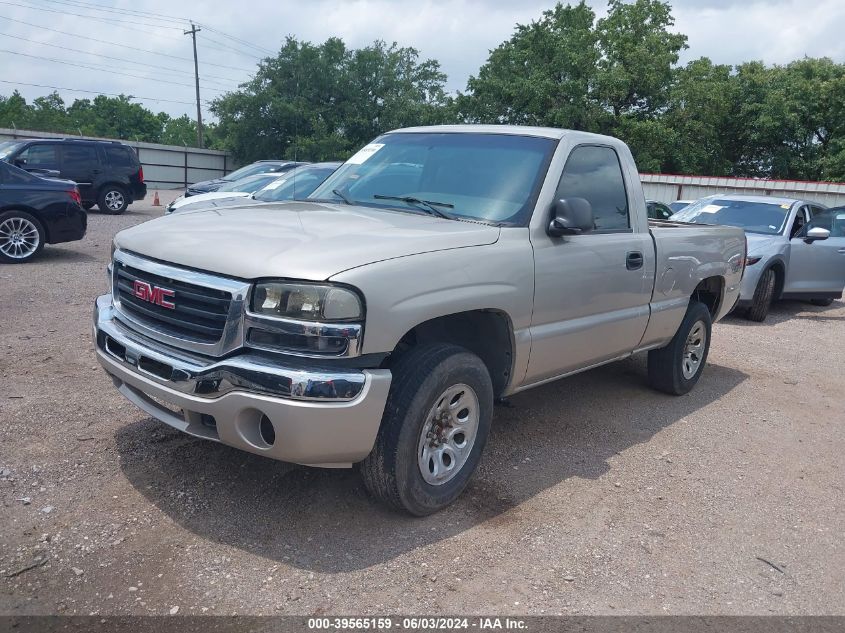 2006 GMC Sierra 1500 Work Truck VIN: 3GTEK14V76G139896 Lot: 39565159