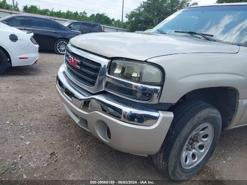 2006 GMC Sierra 1500 Work Truck VIN: 3GTEK14V76G139896 Lot: 39565159