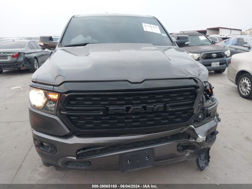 2022 Ram 1500 Lone Star 4X4 5'7 Box VIN: 1C6RRFFG3NN297920 Lot: 39565169