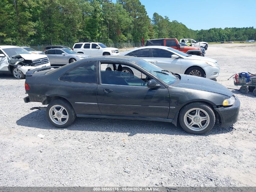 1994 Honda Civic Ex VIN: 2HGEJ1229RH522398 Lot: 39565175