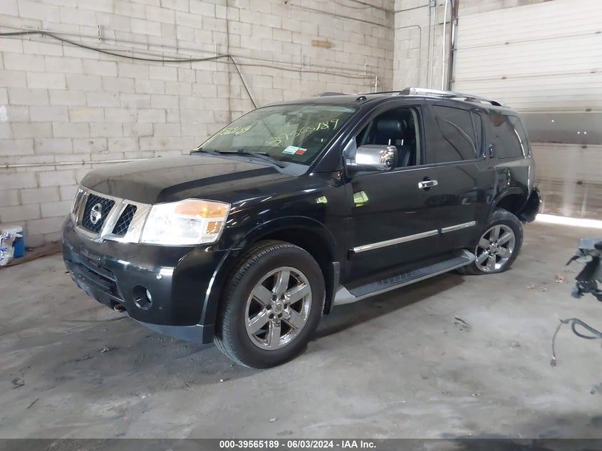 2012 Nissan Armada Platinum VIN: 5N1AA0NE2CN612421 Lot: 39565189