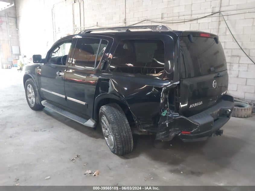 2012 Nissan Armada Platinum VIN: 5N1AA0NE2CN612421 Lot: 39565189