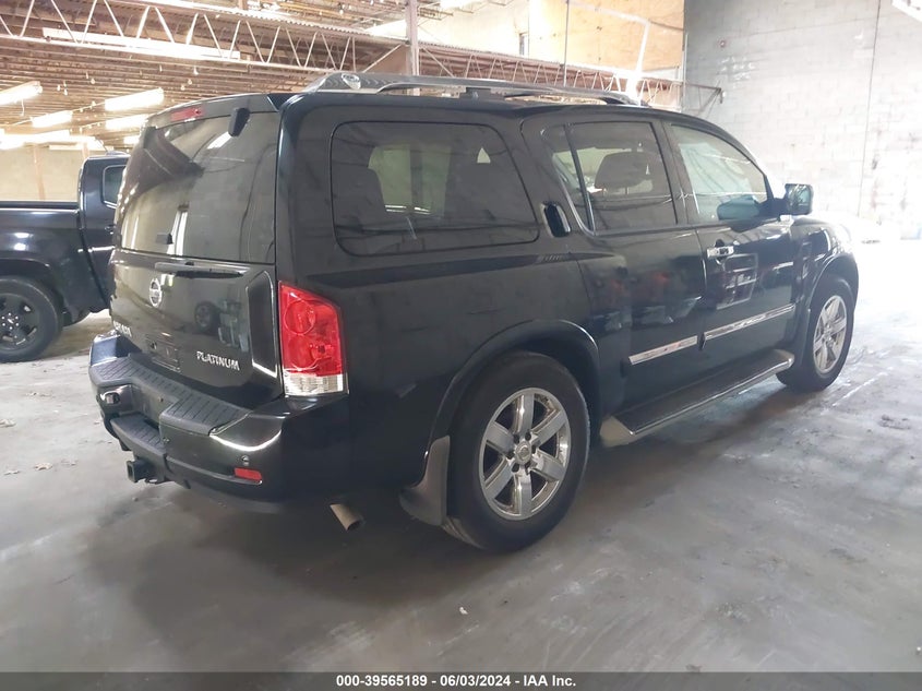 2012 Nissan Armada Platinum VIN: 5N1AA0NE2CN612421 Lot: 39565189