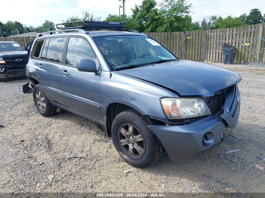 2004 Toyota Highlander V6 VIN: JTEDP21A640035109 Lot: 39565209