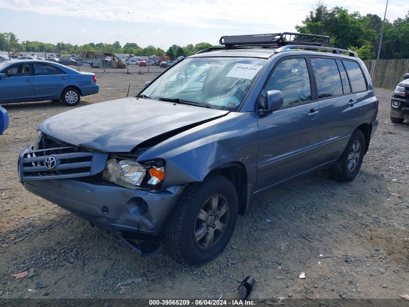 2004 Toyota Highlander V6 VIN: JTEDP21A640035109 Lot: 39565209