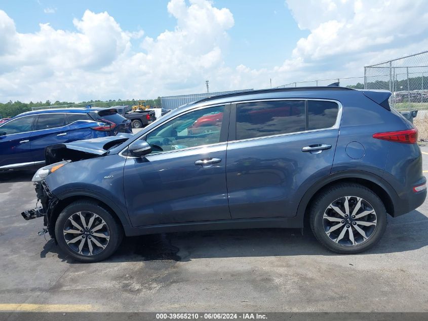 2018 Kia Sportage Ex VIN: KNDPNCAC0J7372828 Lot: 39565210