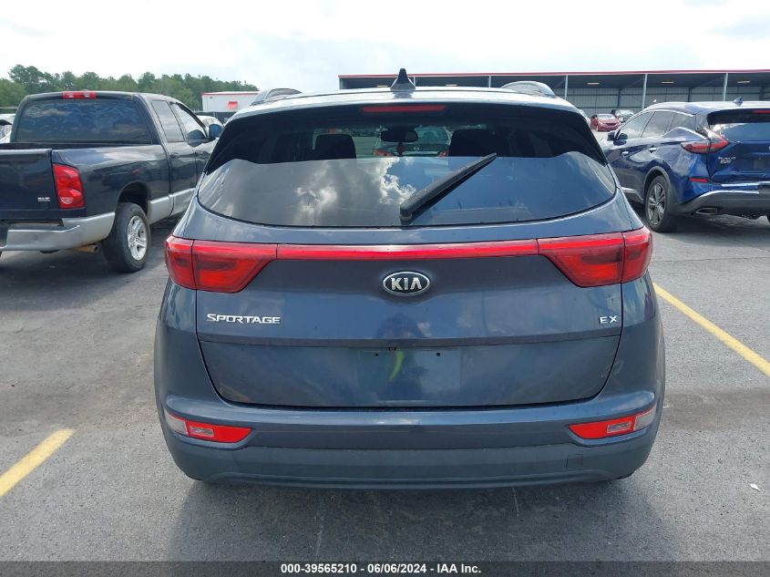 2018 Kia Sportage Ex VIN: KNDPNCAC0J7372828 Lot: 39565210