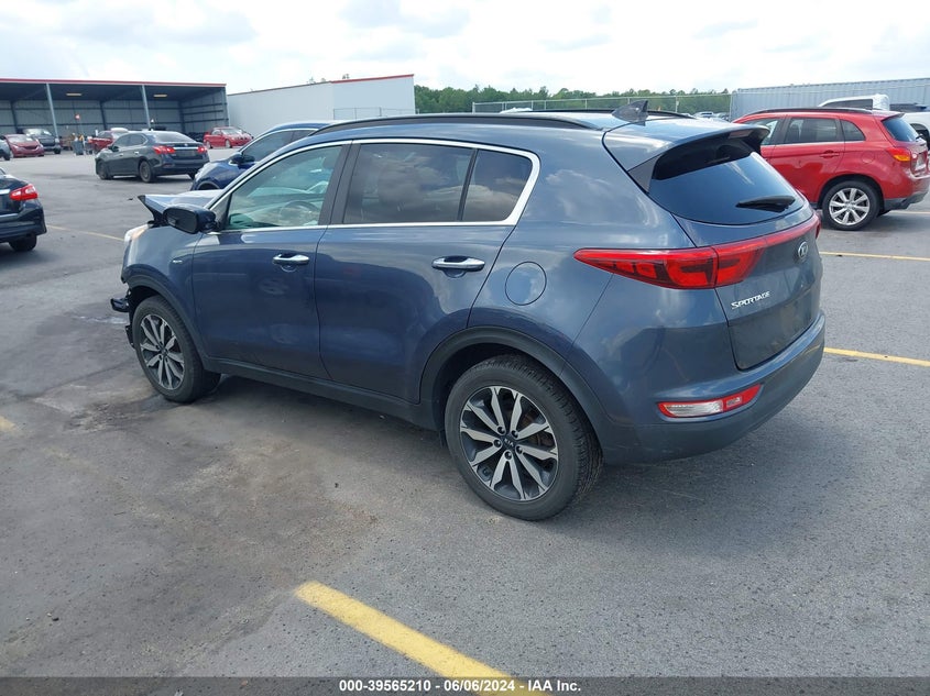 VIN KNDPNCAC0J7372828 2018 KIA SPORTAGE EX