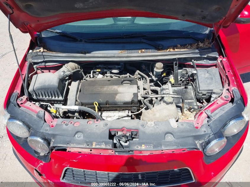 2014 Chevrolet Sonic Lt Auto VIN: 1G1JC6SH1E4144280 Lot: 39565222