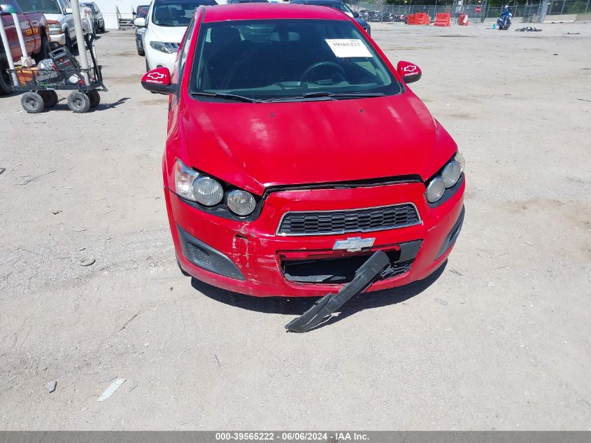 2014 Chevrolet Sonic Lt Auto VIN: 1G1JC6SH1E4144280 Lot: 39565222