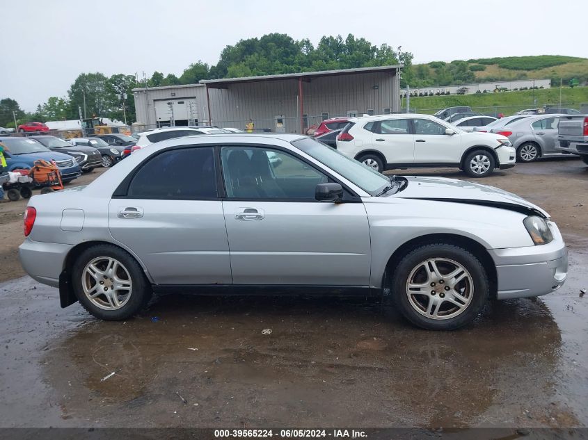 2005 Subaru Impreza 2.5Rs VIN: JF1GD67535H506413 Lot: 39565224