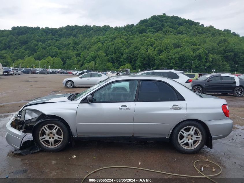 2005 Subaru Impreza 2.5Rs VIN: JF1GD67535H506413 Lot: 39565224