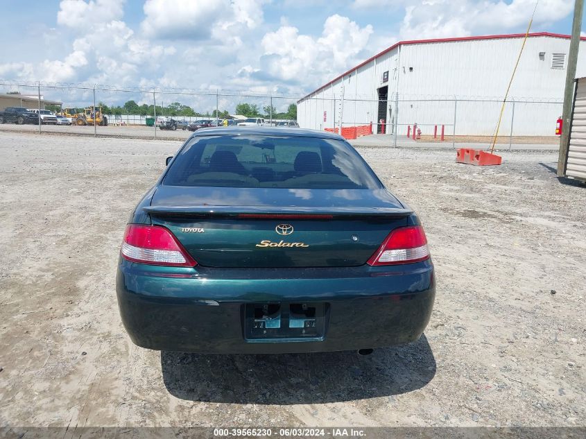 2001 Toyota Camry Solara Se VIN: 2T1CG22P81C474414 Lot: 39565230