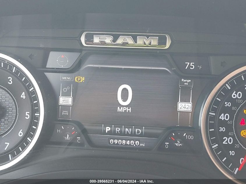 2019 Ram 1500 Big Horn/Lone Star Quad Cab 4X4 6'4 Box VIN: 1C6SRFBT9KN759221 Lot: 39565231