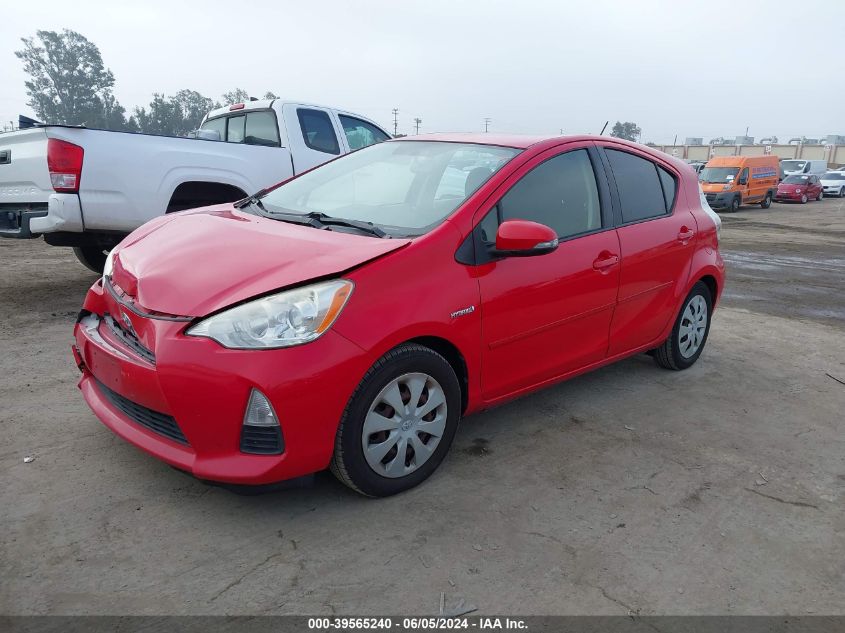 2012 Toyota Prius C Three VIN: JTDKDTB3XC1523921 Lot: 39565240