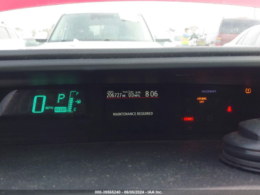 2012 Toyota Prius C Three VIN: JTDKDTB3XC1523921 Lot: 39565240