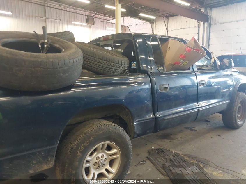 2002 Dodge Dakota Slt VIN: 1B7HG48N82S725133 Lot: 39565249