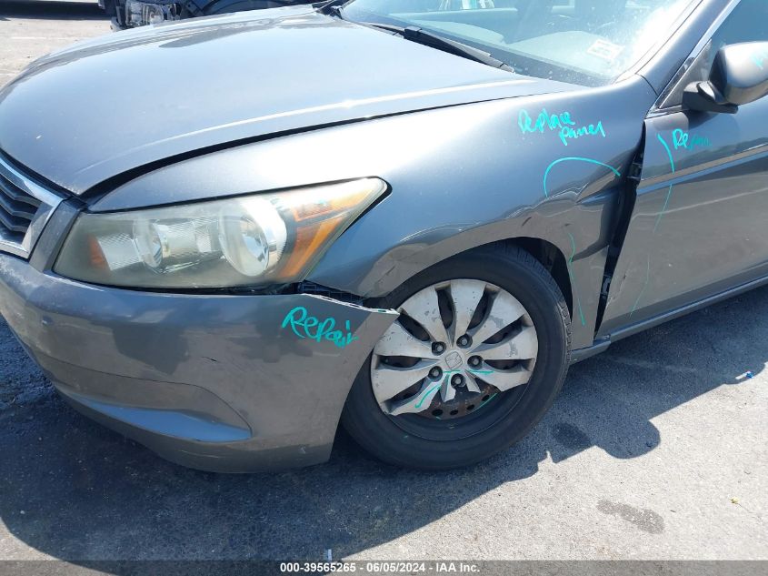 2010 Honda Accord 2.4 Lx VIN: 1HGCP2F38AA006616 Lot: 39565265