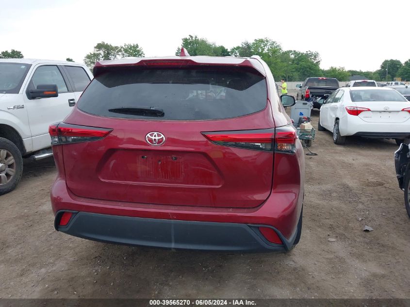 2021 Toyota Highlander Xle VIN: 5TDHZRBH5MS069351 Lot: 39565270