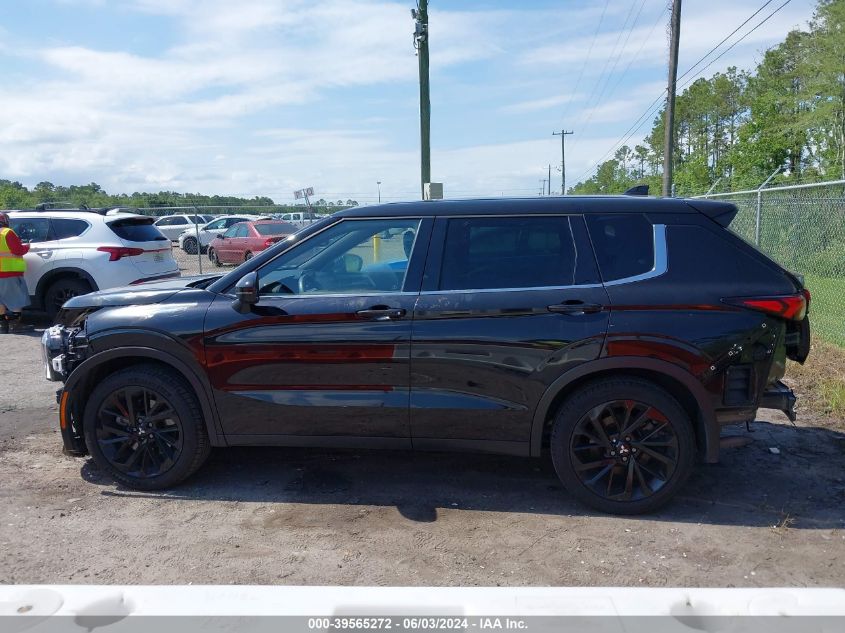 2022 Mitsubishi Outlander Black Edition 2Wd/Se 2.5 2Wd/Se Launch Edition 2Wd VIN: JA4J3UA85NZ090671 Lot: 39565272