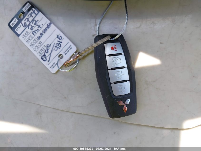 2022 Mitsubishi Outlander Black Edition 2Wd/Se 2.5 2Wd/Se Launch Edition 2Wd VIN: JA4J3UA85NZ090671 Lot: 39565272