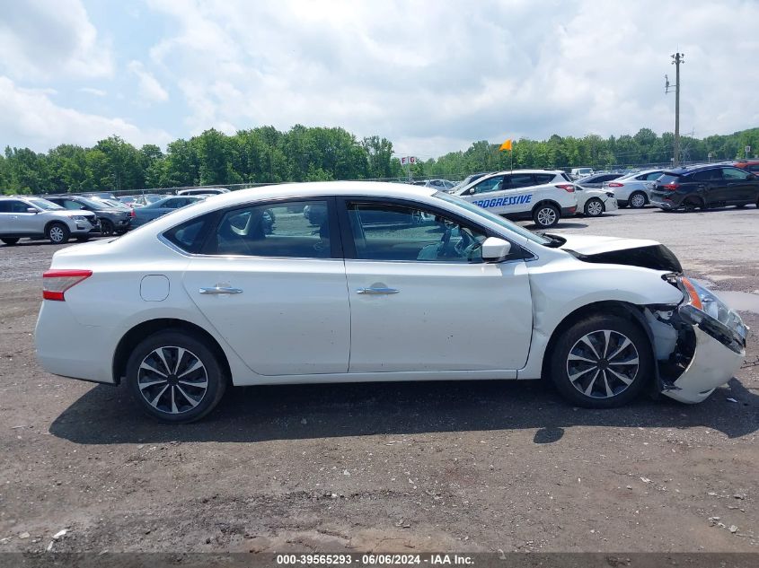 2014 Nissan Sentra Sv VIN: 3N1AB7AP2EL662923 Lot: 39565293