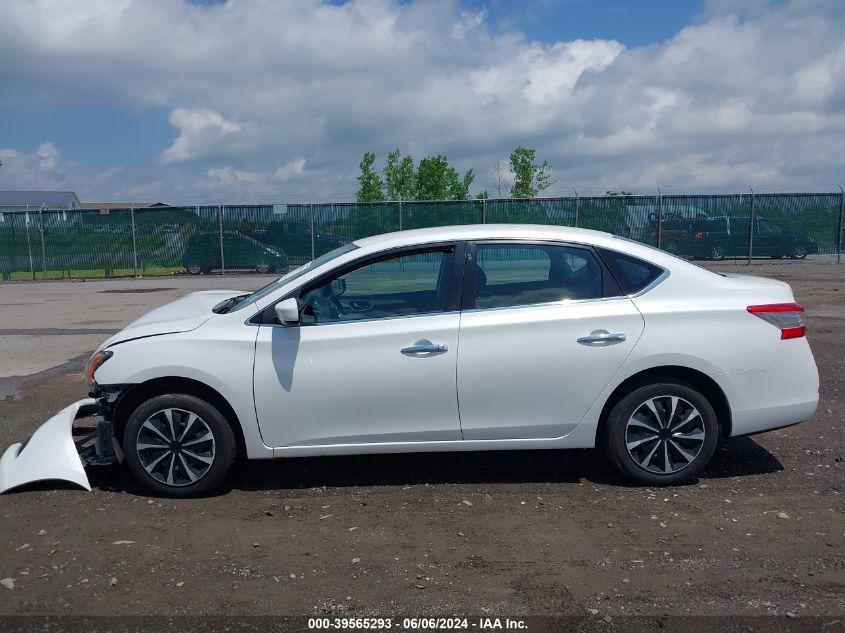 2014 Nissan Sentra Sv VIN: 3N1AB7AP2EL662923 Lot: 39565293