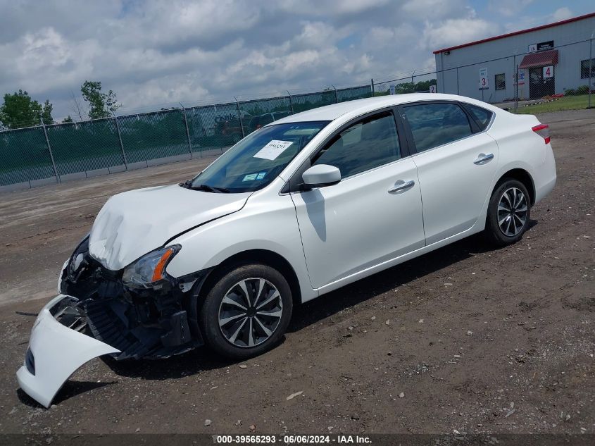 2014 Nissan Sentra Sv VIN: 3N1AB7AP2EL662923 Lot: 39565293