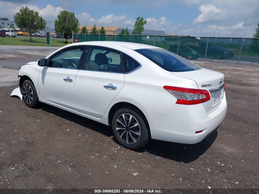 2014 Nissan Sentra Sv VIN: 3N1AB7AP2EL662923 Lot: 39565293